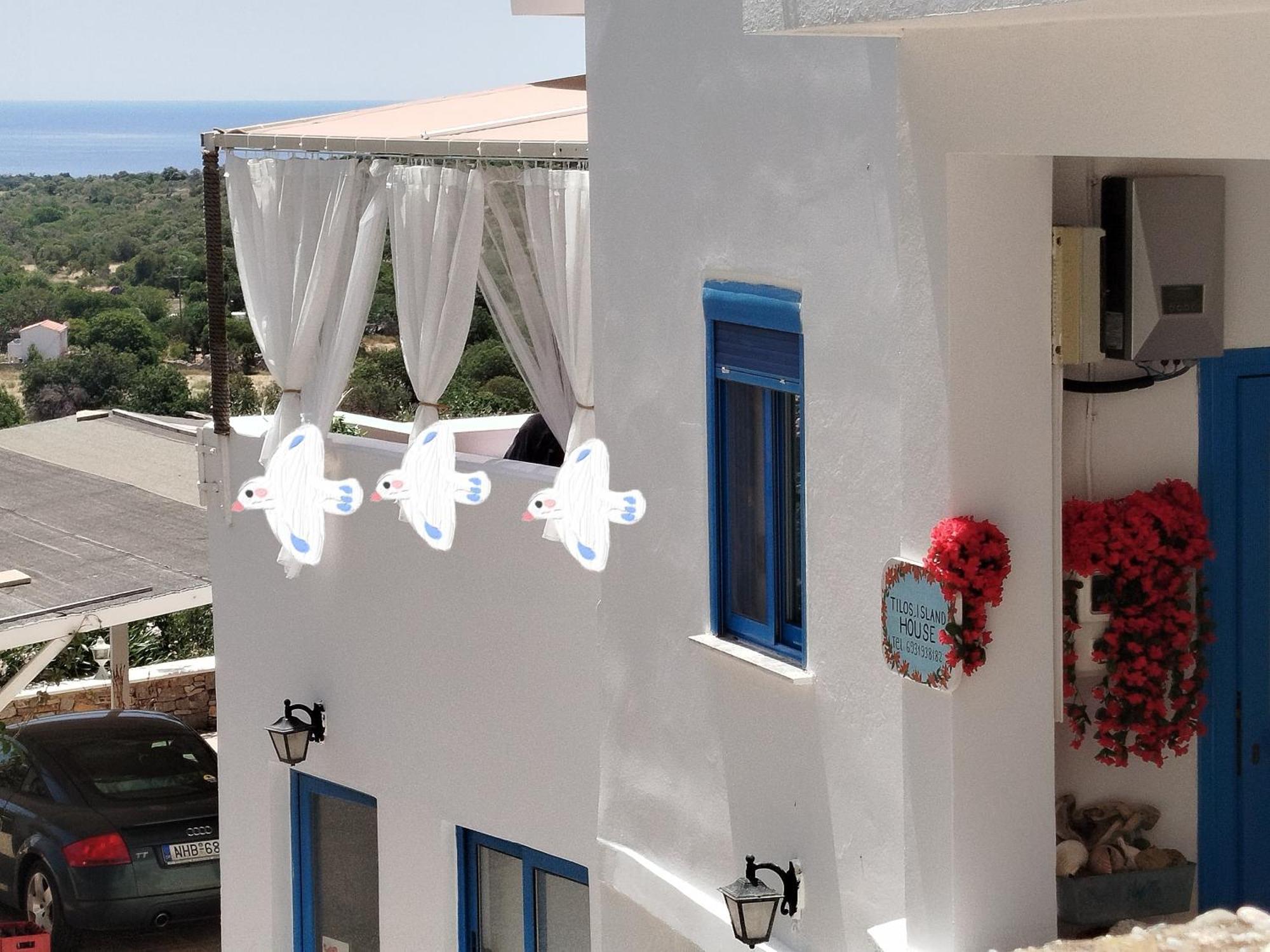 Tilos Island House Megálon Choríon Esterno foto